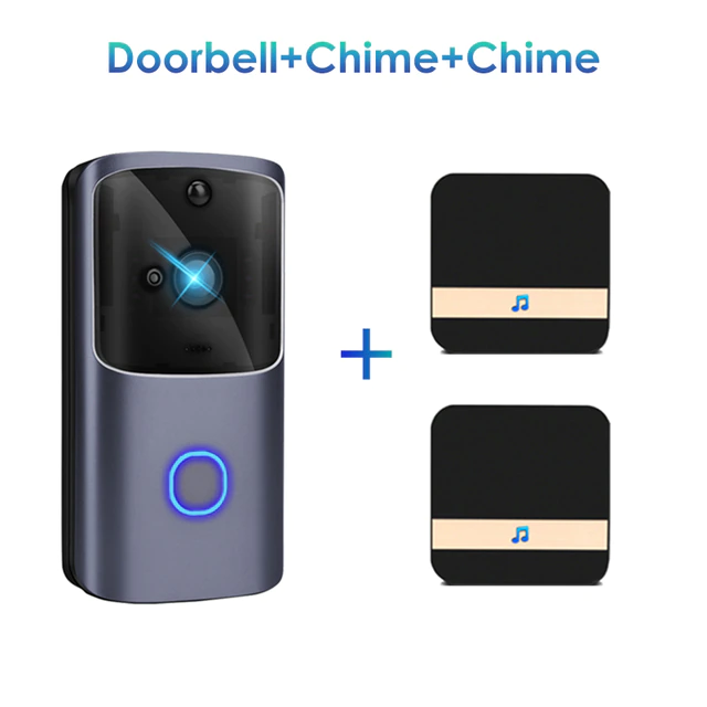 Video Doorbell WIFI Wireless Doorbell HD IR Night Vision PIR Intelligent Home Door Bell Camera Video Intercom Alarm Chime | Fugo Best